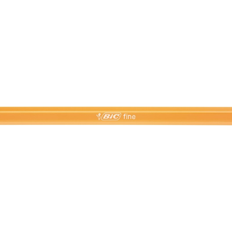BIC Orange Fine Ballpoint Pens, Fine Point (0.8 mm), Red