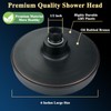 High Pressure Rainfall Shower Head, 6'' Luxury Showerhead with Anti-Clog