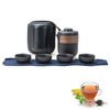 Mini Travel Ceramic Tea Pot Set Chinese Kung Fu Teapot,