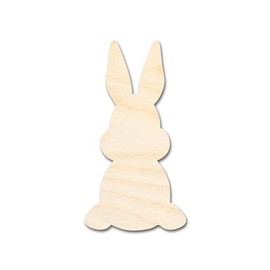 Unfinished Sitting Bunny Shape | Easter | DIY Craft Cutout | up to 46" DIY 7" / 1/8"