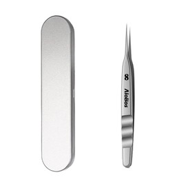 AioBos Square Bottle Remover Tweezers, Tip 0.0004 inch (0.01 mm), Tweezers (Newly Released, Heat Treatment, Sandblast Precision, Square Plug Tweezers, Instruction Manual Included) Square Plug,