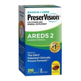 Bausch Lomb Preservision Areds2 210 Unidades Suplemento De Vitaminas Para Ojos