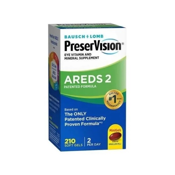 Bausch Lomb Preservision Areds2 210 Unidades Suplemento De Vitaminas Para