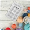 Operitacx Craft Accessories, Double-Sided Grid Macrame Board, Foam Board for
