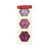 Q-FLA Bath Fragrance Flower Shape Bath Salt, Three Wheel Carnation,