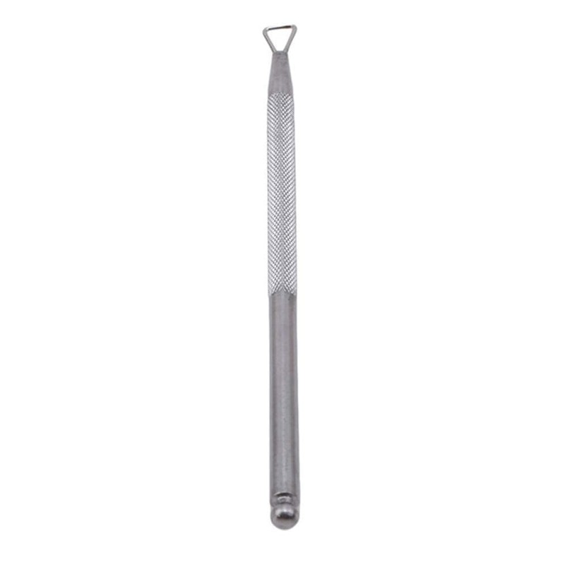 Silver Nice and Deft Cuticle Pusher Stainless Steel Triangle Cuticle