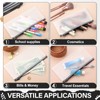 ReliThick 300 Pack Mesh Zipper Pouches Bulk, 9.5 * 4.3