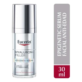Eucerin Hyaluron Filler Epigenetic Serum Anti-edad (30 ml) Sérum ligero de rápida absorción con Epicelline y Ácido Hialurónico- Adecuado para todo tipo de piel