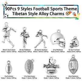 KitBeads Antique Pendant Charms Vintage Assorted Jewelry Charms for Jewelry Making Bulk, Metal