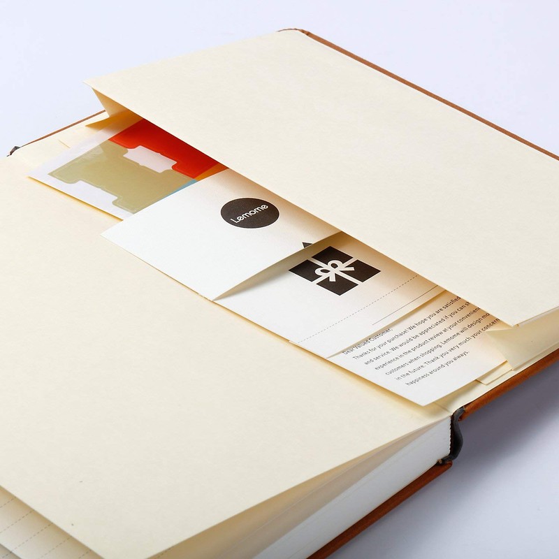 Lemome Thick Classic Notebook with Pen Loop - A5 College