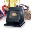 humberboat Wooden Championship Ring Display Case, Sports Ring Holder for