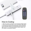 Remote Control Outlet Power Socket Receptacle for Light Conditioner