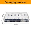 1 Pack 100 Pcs Car Bumper Bolt Fastener Set, Car