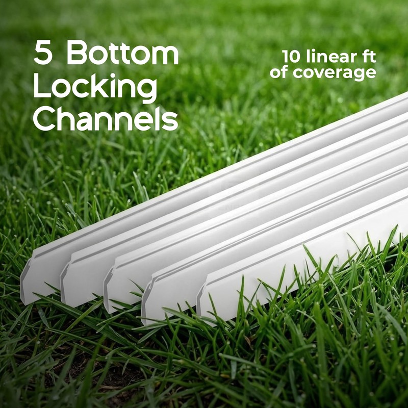 Fenpro Chain Link Fence Privacy Blade Slates with Bottom Lock