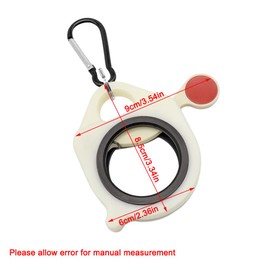 4PCS Glow in the Dark Zip Tie Holder Organizer, Reusable Zip Tie Tool, Waterproof and Rustproof, Zip Tie Keeper Fasteners, White