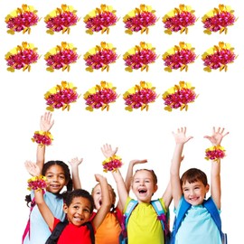 siawadeky Hand Free Pom Poms, Set of 16, Cute Hearts, Cheer Poms, Glitter, Cheerleading, Popular, Dance Accessories, Colors, Hair Pom Poms, Wristbands, Cheerleaders, Sports Events, Sports Festivals, Dance, Cheering Supplies