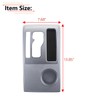 RLB-HILON Silver Center Console Shifter Bezel Gear Shift Panel Cover