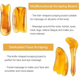 Rodillo Masaje Facial Gua Sha De Jade Antienvejecimiento Kit