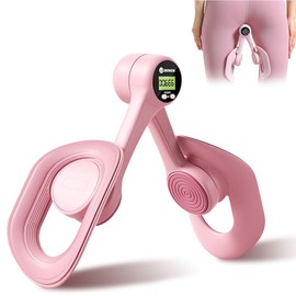 LOMUG Beckenbodentrainer, Oberschenkeltrainer, Beckenbodenmuskeltrainer, Trainingsgerät für die Innenseite der Oberschenkel für zu Hause, Beckenbodenstärkungsgerät für Frauen (Rosa)