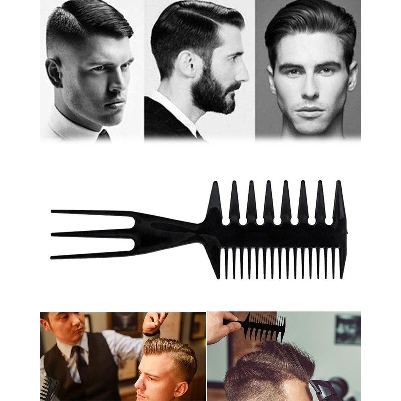 KGDUYC 3-in-1 Plastic Combs Detangling Wide Tooth Comb Antistatic Hair