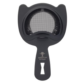Barfly Fine Mesh Spring Strainer, Matte Black