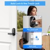 Smart keypad Door Lock with Handle，Fingerprint Keyless Entry Digital Lock
