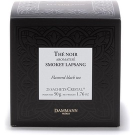 Dammann Frères - Smokey Lapsang - 25 Crystal Bags - Black Tea - Smoke Flavour