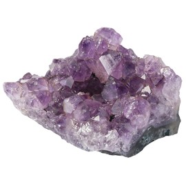 mookaitedecor Natural Amethyst Healing Crystal Cluster,Reiki Gemstone Specimen Figurine Home Decor(approx 100-150g), Length 58-32mm / 2.28-1.26”