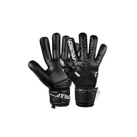 Reusch Attrakt Infinity NC Grip and Breathable Goalkeeper Gloves Football Gloves for Adults for Men and Women Perfect for Artificial Grass Black