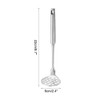Small Potato Masher,Stainless Steel Vegetables Fruits Masher for Mashed Potato,Avocado,