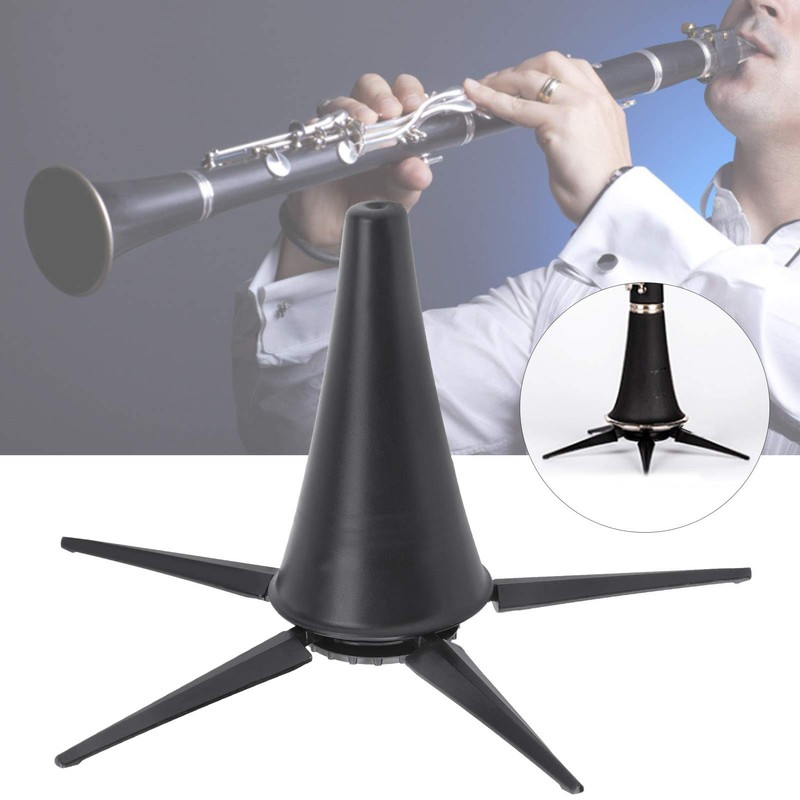 Luatoxry Clarinet Stand Holder Protable, 5-Leg Flute Clarinet Stand, Stable