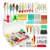 181 Pcs Kit De Cebos De Señuelos De Pesca Lure