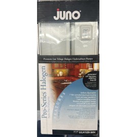 Juno Undercabinet Lighting ULH109WH 9" 20W 12V Low Voltage 1-Lamp Halogen Bi-Pin