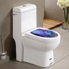 Honbay 3D Toilet Seat Stickers Decals, Waterproof and Removable (Sea