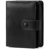 [TIMISYO] Bi-fold Wallet, Men's, Genuine Leather, Large Capacity, Coin Purse,