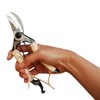Mikikajiyamura TS096 A-Type Pruning Shears, 7-Inch Metal Stopper, Genuine Leather