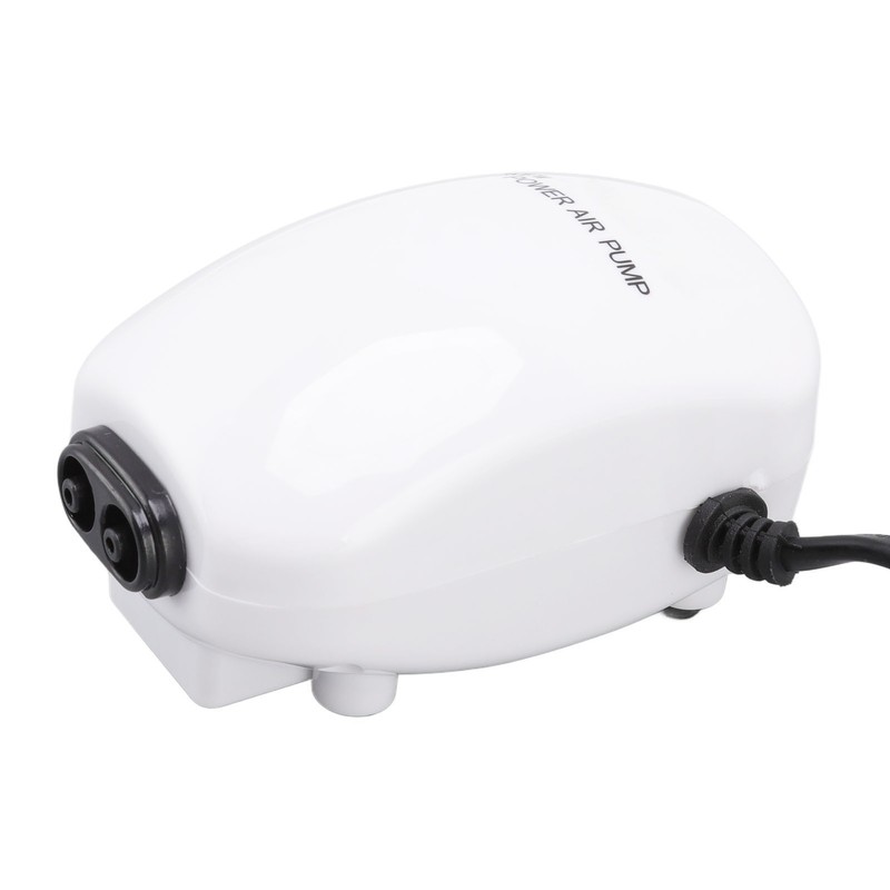 Fish Tank Oxygen Pump Ultra Quiet Powerful Dual Outlet Aquarium