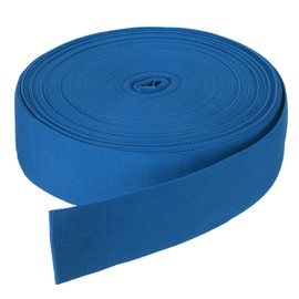DMiotech 25 Yard x 50mm breites Nylon-Gurtband Poly Flachband-Gurtband für DIY Handwerk, Rucksackgurte, Nähen, Reparatur von Outdoor-Ausrüstung, Blau