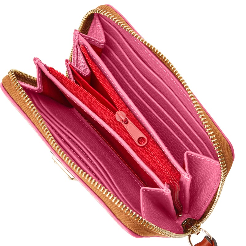 Dooney & Bourke Wallet, Pebble Grain Medium Zip Around Wallet