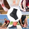 NuCamper Ankle Compression Socks for Plantar Fasciitis (2 Pair), Ankle
