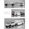 1:32 Pickup Truck Model Simulation Sound and Light Pull-Back Toy