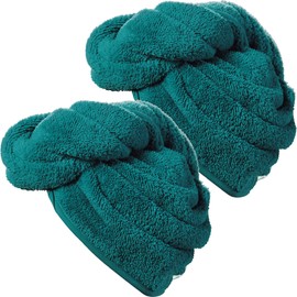 Erwin Müller Turban Microfibre Petrol 28 x 70 cm Pack of 2