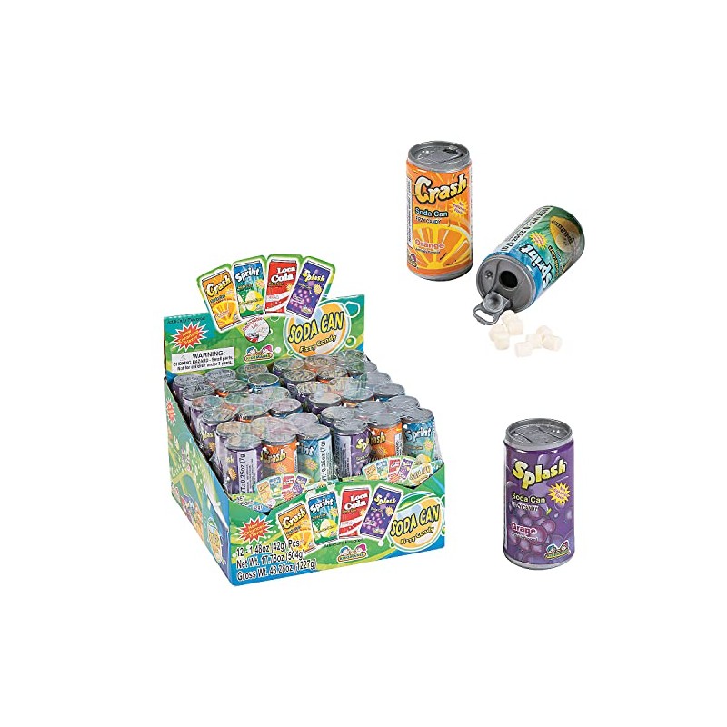 Soda Can Candy, 12 Pieces