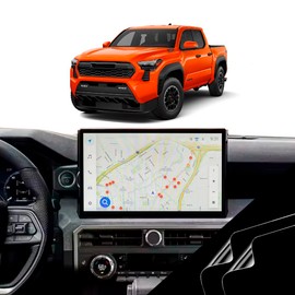 Artemis Shields Anti Glare Anti Fingerprint Matte Clear Premium Screen Protector designed for the all-new 4th generation 2025 2024Toyota Tacoma 14-inch Multimedia Navigation Touchscreen Display 2 Pack