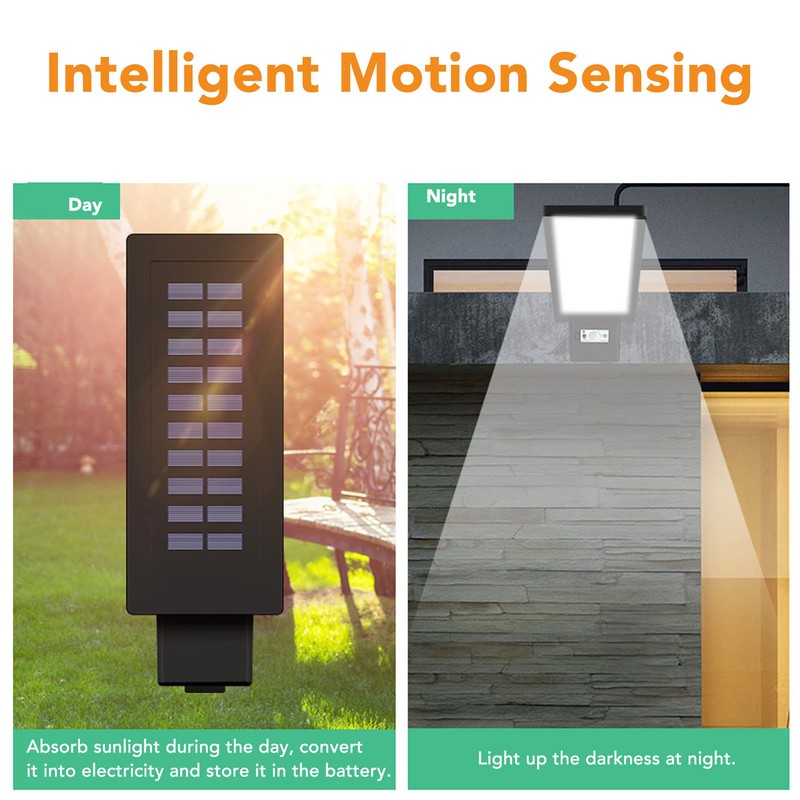 Solar Wall Light LED Lamp Motion Sensor IP65 Waterproof for