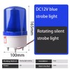 2 Pack LED Rotating Blue Strobe Beacon Warning Lights,DC 12V