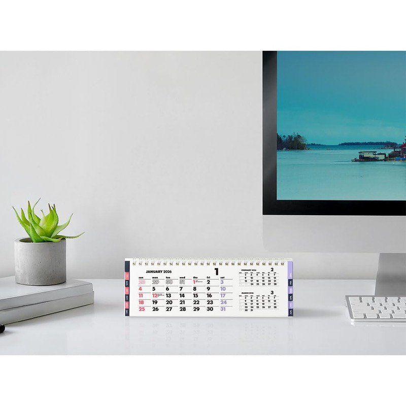 Innovator Slim 2026 Desktop Calendar 31400006