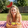 VOSAREA Watermelon Headband Fruit Hairband Summer Headpiece Watermelon Costume for