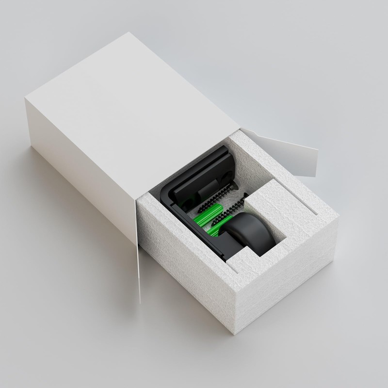 FLYVLIEG Adjustable Sliding Barn Door Floor Guide - Dual Roller