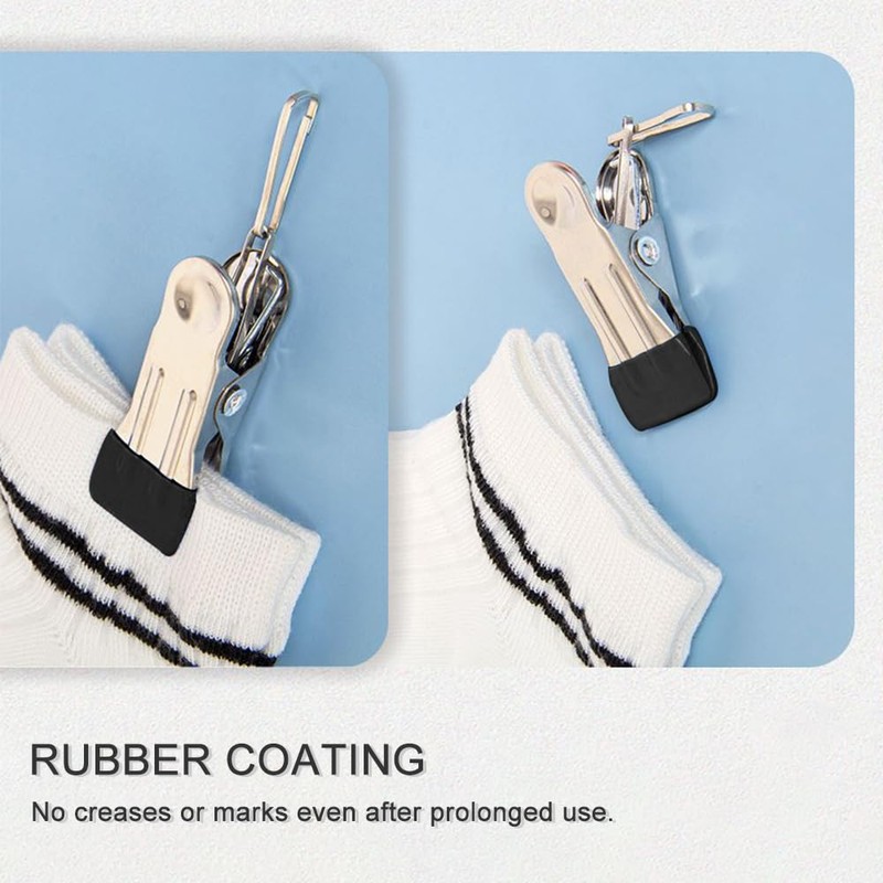 Pinzas para ropa (66, gris)